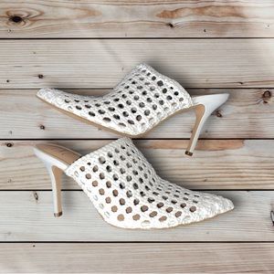 INC International Concepts
Women's White Celestia Woven Mules